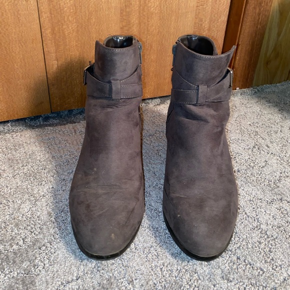 Grey Ankle Booties - Picture 2 of 4